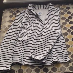 Striped business blazer